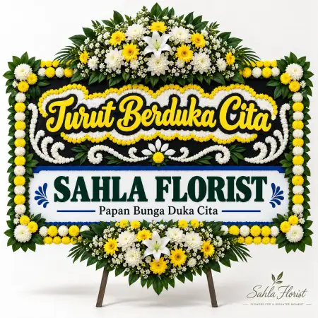 Papan Bunga Duka Sukakarya